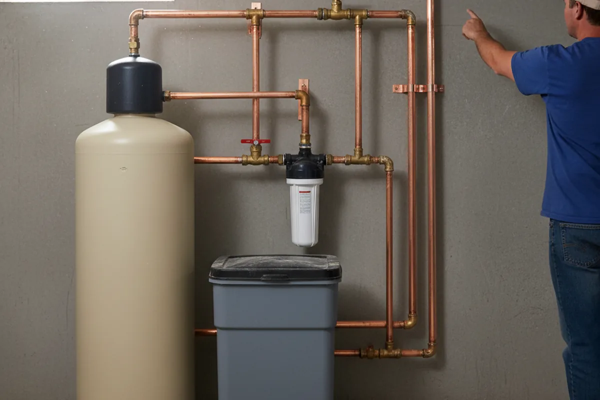 Whole-house water treatment system installed in Rye